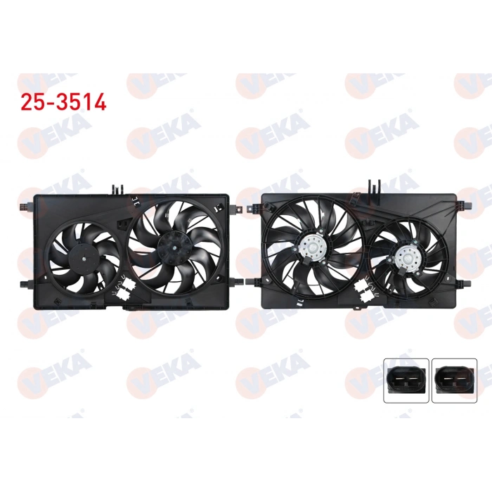 FAN MOTORU (SU+KLIMA) DAVLUMBAZLI CIFTLI FAN RENAULT MASTER III(FV) (TEK TEKER) 2.3 DCI 2010-