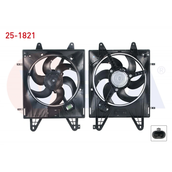 FAN MOTORU (SU+KLIMA) DAVLUMBAZLI TEKLI FAN REZISTANSLI FIAT MAREA (185) 1.6i 16v 1996-2007