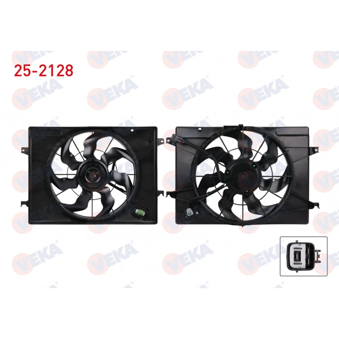 FAN MOTORU SU RADYATOR DAVLUMBAZLI TEKLI FAN HYUNDAI TUCSON (JM) 2.0 CRDI 2004-2010