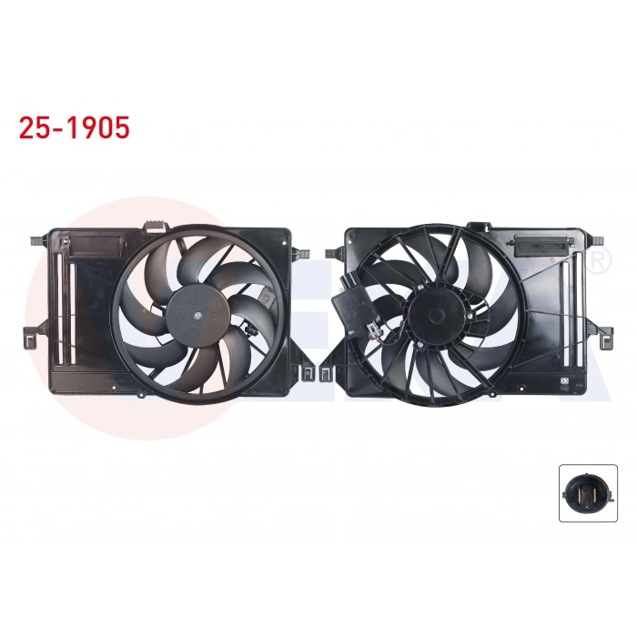 FAN MOTORU SU RADYATORU DAVLUMBAZLI TEKLI FAN FORD FOCUS III 1.6 TDCI 2011-2015