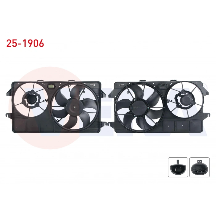 FAN MOTORU SU RADYATORU DAVLUMBAZLI TEKLI FAN FORD TRANSIT CONNECT 1.8 TDCI AC- 2002-2013