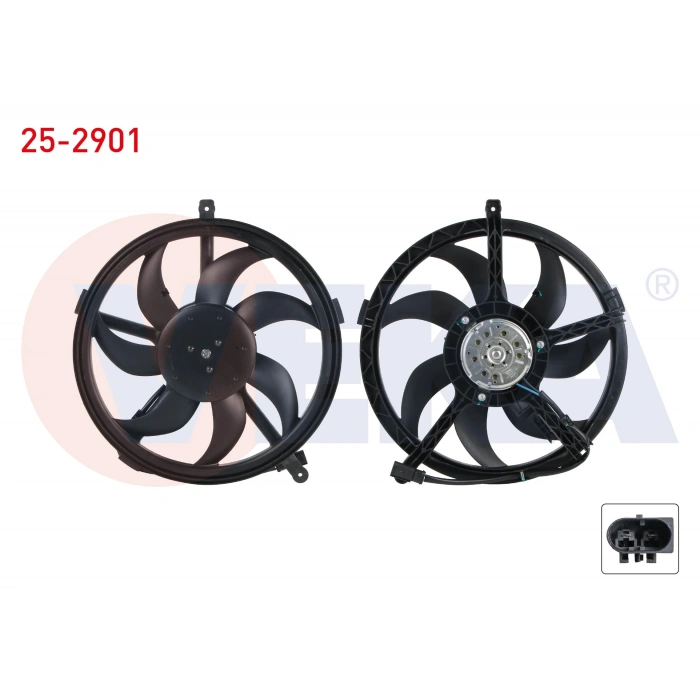 FAN MOTORU SU RADYATORU MINI COOPER ONE (R56) 1.6 2006-2013 /COUNTRYMAN (R60) 1.6 2010-2016