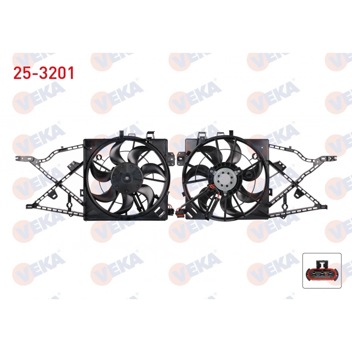 FAN MOTORU SU RADYATORU OPEL VECTRA B 1.6i DAVLUMBAZLI TEKLI 1995-2003