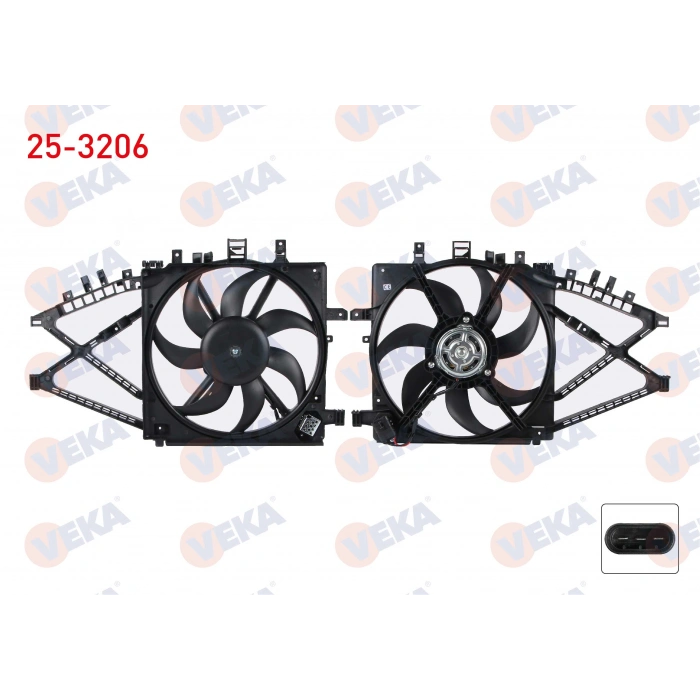 FAN MOTORU SU RADYATORU REZISTANSLI OPEL CORSA C 1.4 DAVLUMBAZLI TEK SOKET 3 TIRNAKLI 2000-2006