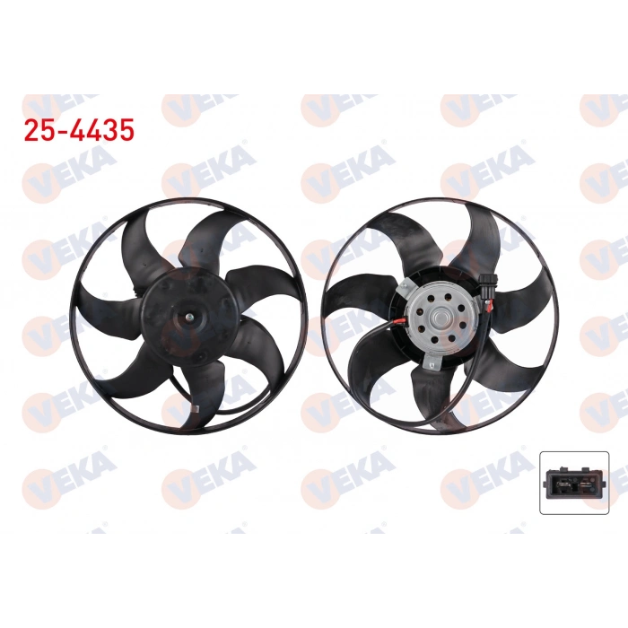 FAN MOTORU SU RADYATORU VOLKSWAGEN TRANSPORTER IV (70XB,70XC,7DB,7DW) 2.5 TDI CAP 345mm 1990-2003