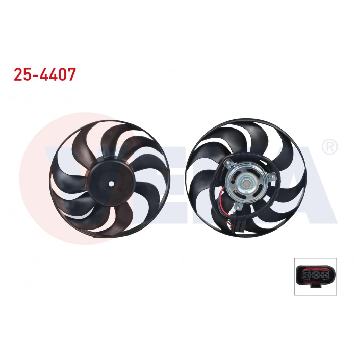 FAN MOTORU VW GOLF4 BORA SKODA OCTAVIA 1 FABIA 1 AUDI A3 96>