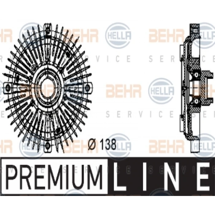 FAN TERMIGI 4 DELIK E24-E28-E30-E34-E36-E38-E39-Z3 E36 BM 82-99