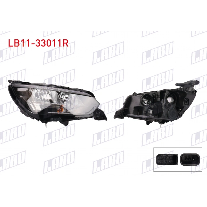 FAR SAG GUNDUZ FARSIZ PEUGEOT 208 2019- (A1)