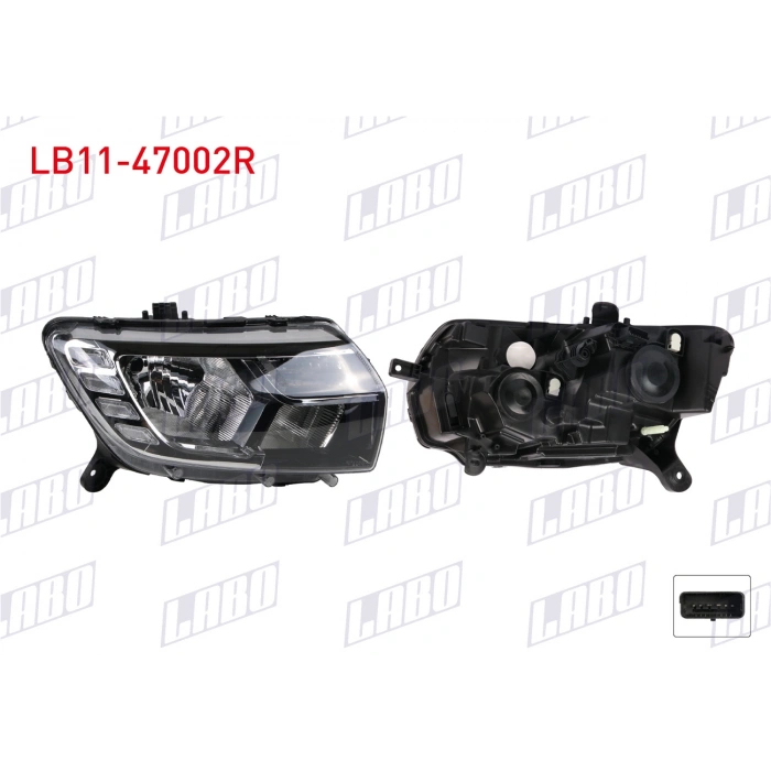 FAR SAG LEDLI DACIA SANDERO STEPWAY 18- (A1)