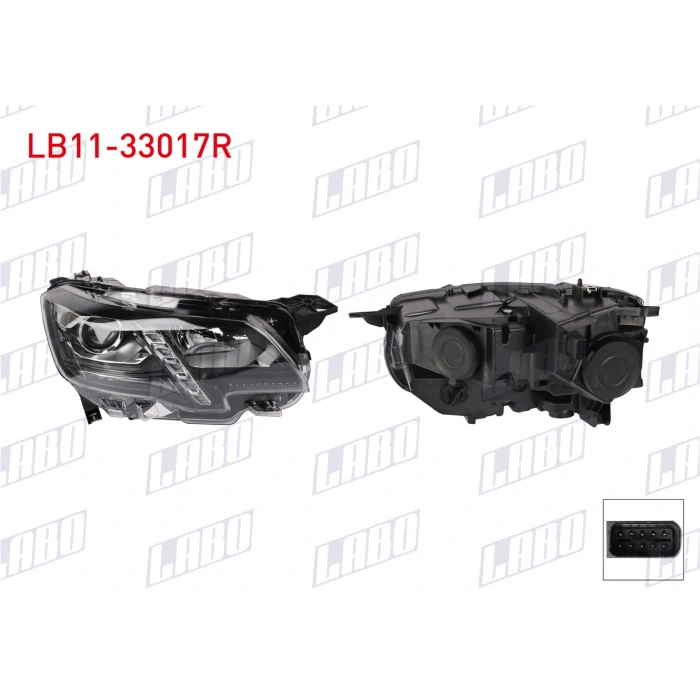 FAR SAG LEDLI PEUGEOT RIFTER 2018-