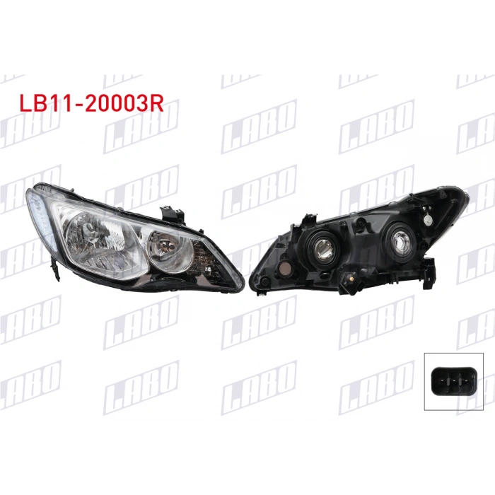 FAR CIVIC 06-08 RH (KROM TİP)