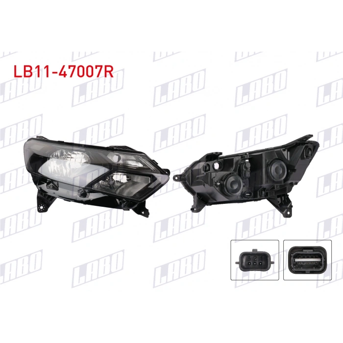 FAR SAG MOTORLU ICI SIYAH LEDSIZ DACIA SANDERO 2022-