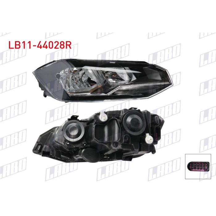 FAR SAG NIKELAJLI VOLKSWAGEN POLO VI (AW1, BZ1, AE1) 2018-2021 (A1)