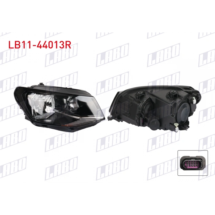 FAR SAG (SIYAH CERCEVELI) VOLKSWAGEN CADDY 2016- (A1)