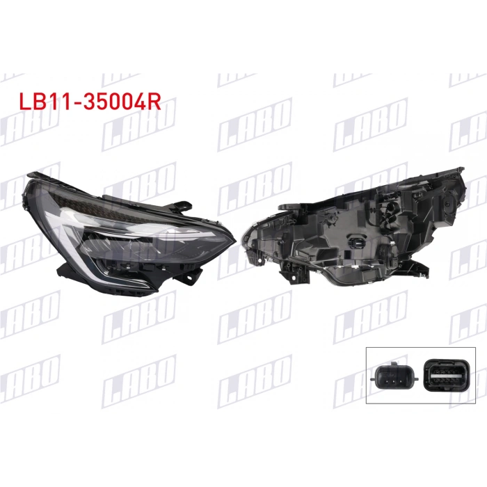 FAR SAG SIYAH IC RENAULT CLIO V 2021-