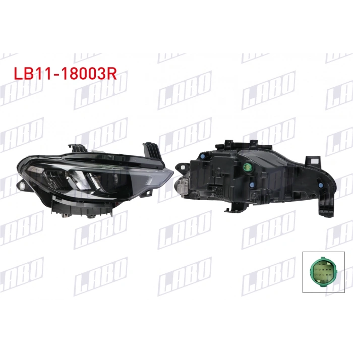 FAR SAG USTTEN LEDLI MOTORLU FIAT EGEA 2021- (A1)