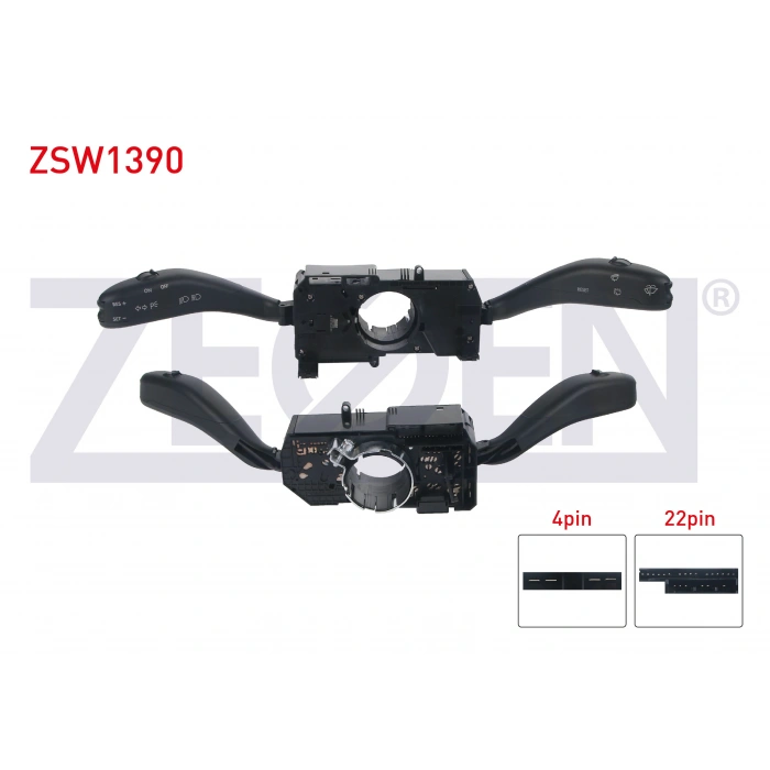 FAR SINYAL KUMANDA KOLU 26 PIN TRANSPORTER V 2003-2011/ FABIA II - IBIZA IV - ROOMSTER 2006-