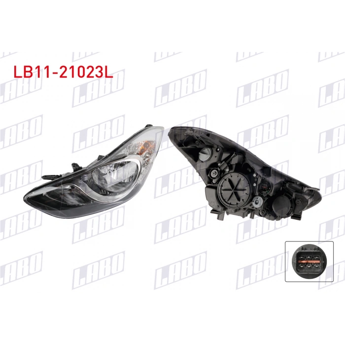 FAR SOL ELEKTRIKLI SIYAH HYUNDAI ELANTRA 11-14