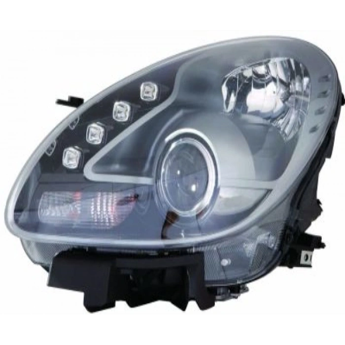 FAR SOL HEAD LAMP.UNIT..ECE.ELEC W/S MOTOR W/LED SIYAH ALFA.GULIETA BM 10-