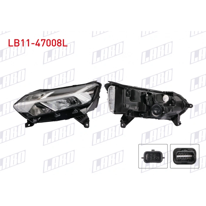 FAR SOL MOTORLU LEDLI KROM DACIA SANDERO 2022-