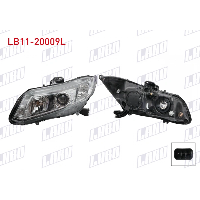 FAR SOL MOTORLU XENON HONDA CIVIC FB7 2012-2016