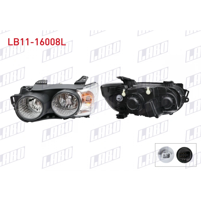 FAR SOL SIYAH HALKALI CHEVROLET AVEO (T300) 2011-