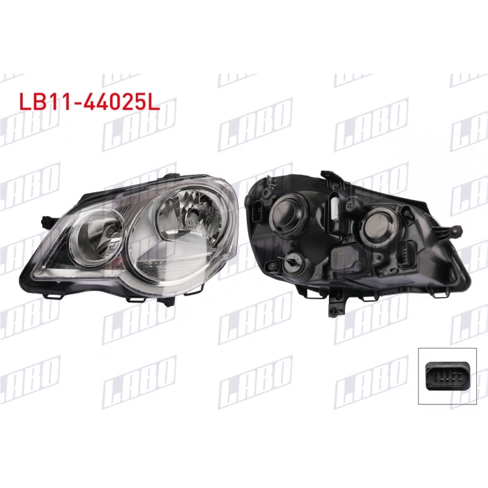 FAR SOL VOLKSWAGEN POLO (9N_, 9A_) 2005-2009