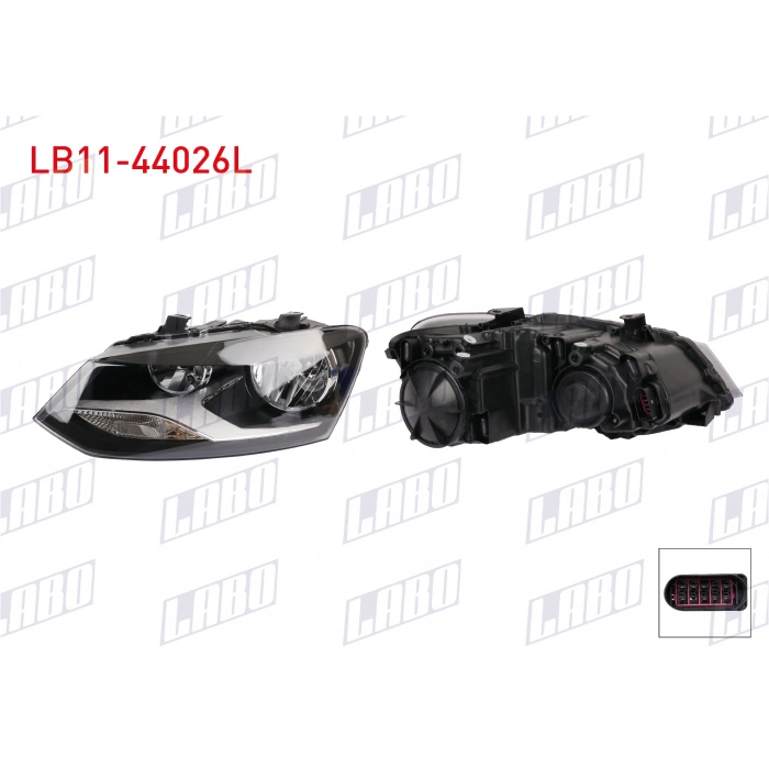 FAR SOL VOLKSWAGEN POLO V (6R1, 6C1) 2009-2014 (A1)