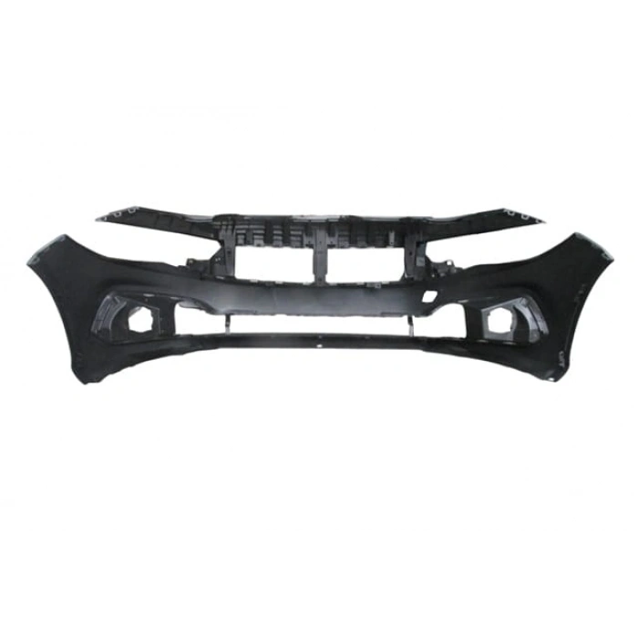 FIAT EGEA- SD/HB- 21/25; ÖN TAMPON SİYAH TAKVİYELİ (SİS/PANJUR DELİKLİ)