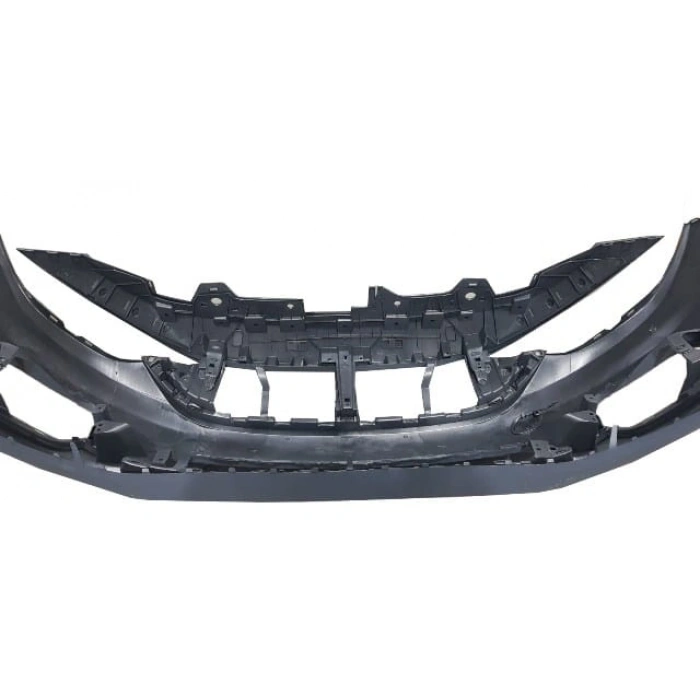 FIAT EGEA- SD/HB/SW- 15/20; ÖN TAMPON SİYAH TAKVİYELİ(SİS/PANJUR DELİKLİ/ÇEKİ DEMİRİ KAPAKLI)