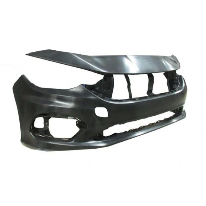 FIAT EGEA- SD/HB/SW- 15/20; ÖN TAMPON SİYAH TAKVİYESİZ (SİS/PANJUR DELİKLİ)