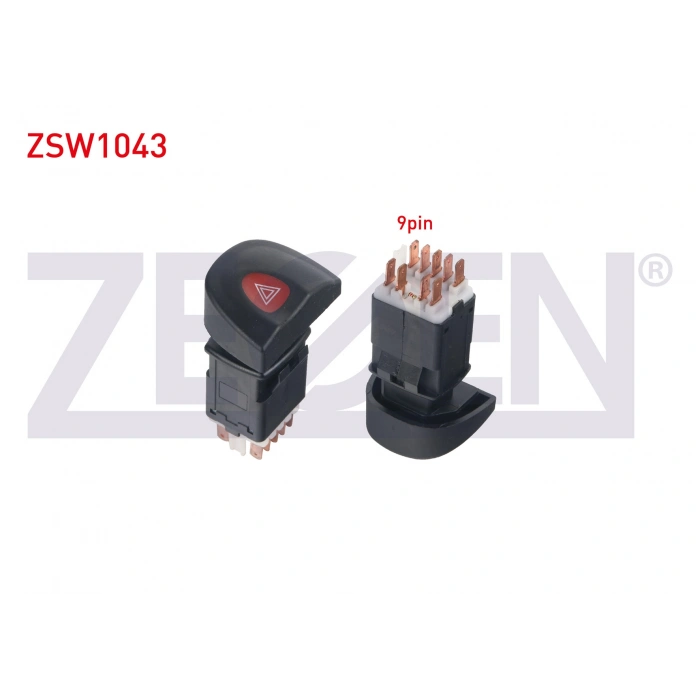 FLASOR ANAHTARI 9 PIN KIRMIZI ISIK RENAULT MEGANE I 1996-2003