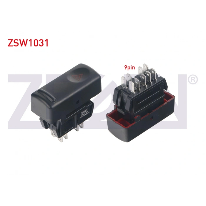 FLASOR ANAHTARI 9 PIN KIRMIZI ISIK RENAULT R19 1988-2001