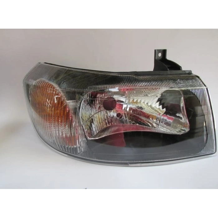 FORD TRANSIT- V184- 02/06; FAR LAMBASI SAĞ ELEKTRİKLİ/MANUEL SİYAH 4 FİŞLİ (H4)(AYFAR) (E MARKLI)