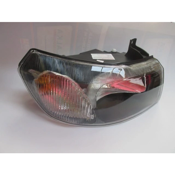 FORD TRANSIT- V184- 02/06; FAR LAMBASI SAĞ ELEKTRİKLİ/MANUEL SİYAH 4 FİŞLİ (H4)(AYFAR) (E MARKLI)