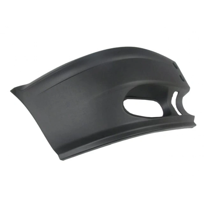 FORD TRANSIT- V184- 02/06; ÖN TAMPON UCU SAĞ SİYAH (SİS DELİKLİ) (EUROBUMP)