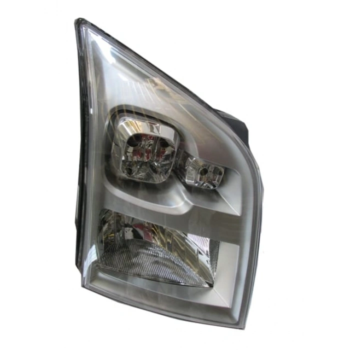 FORD TRANSIT- V347- 07/13; FAR LAMBASI SAĞ ELEKTRİKLİ/MANUEL GRİ 7 FİŞLİ (H4)(AYFAR) (E MARKLI)