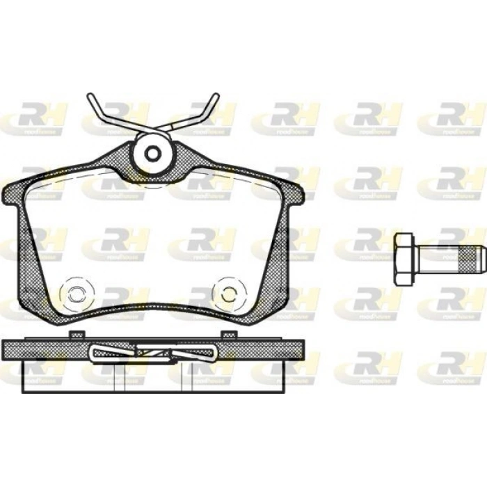 FREN ARKA BALATASI VW GOLF3-GOLF4-GOLF5-JETTA-PASSAT-A3-TOLEDO-OCTAVİA