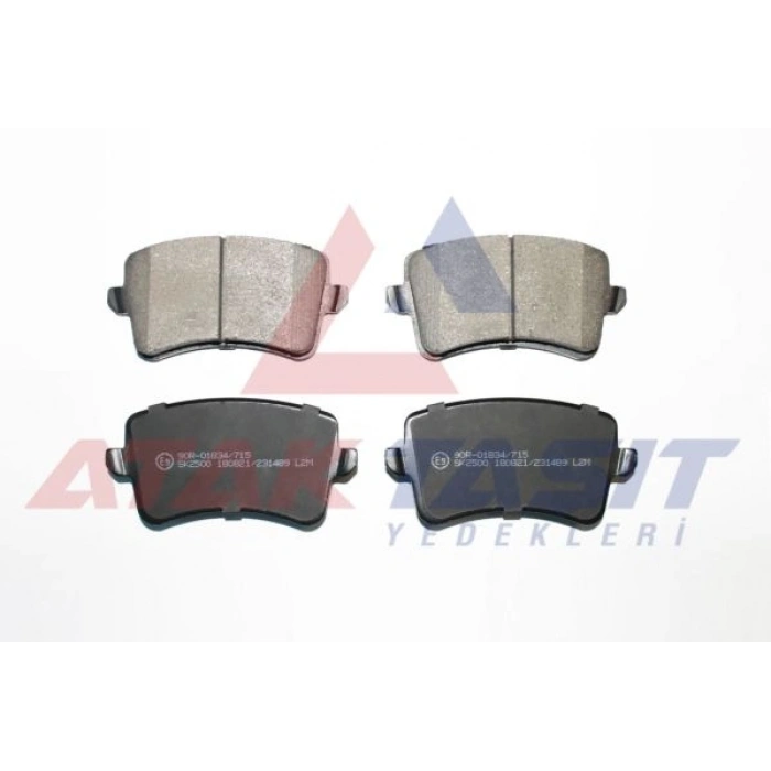 FREN BALATA ARKA A4 1.8 TFSI 2007-2015/ 2.0 TDI 2007-2015/ 3.0 TDI 2007-2015/ A5 (8T3) 1.8 TFSI 2007-2017/ 3.0 TDI 2007-2017/ 3.0 TFSI 2007-2017/ Q5 (8R) 2.0 TFSI 2008-/ 2.0 TDI 2008-/ 3.0 TDI 2008-