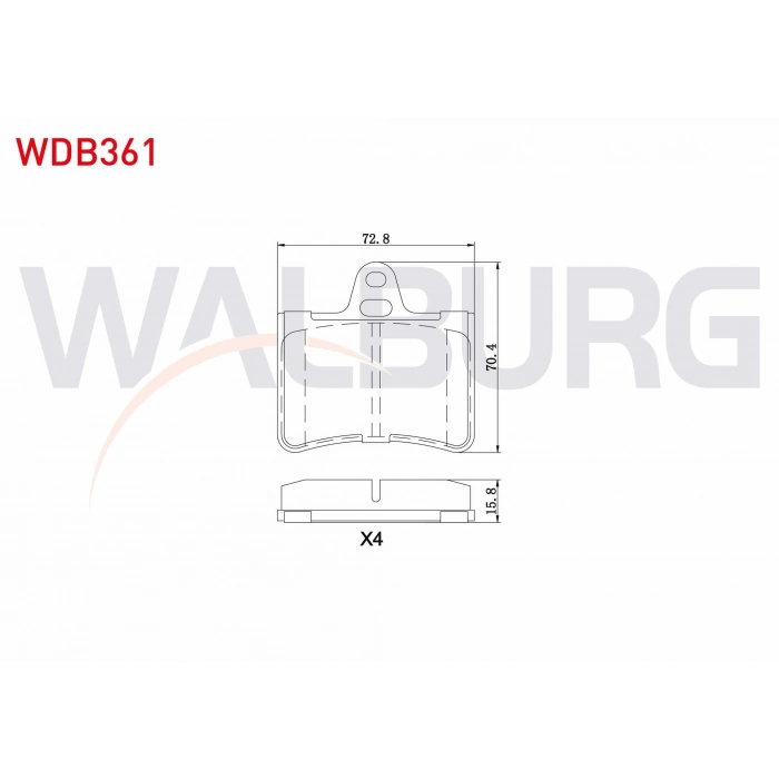 FREN BALATA ARKA CITROEN C5 II 1.6 HDI 2004-2008/ C5 II 2.0 2004-2008/ C5 II 2.0 HDI 2004-2008/ C5 I 2.0 HDI 2001-2004/ C5 II 1.6 THP 2004-2008/ C5 III 1.6 HDI 2008-2015/ C5 III 2.0 HDI 2008-2015