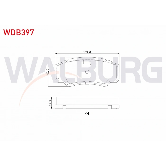 FREN BALATA ARKA FIAT DUCATO (244) 2.8 TDI 2002-2006/ DUCATO 2.3 JTD 2002-2006/ DUCATO 2.8 D 2002-2006/ PEUGEOT BOXER II 2.0 HDI 2002-2006/ CITROEN JUMPER II 2.8 HDI 2002-2006