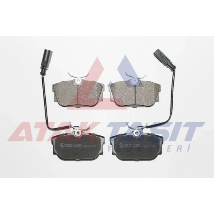 FREN BALATA ARKA FISLI VOLKSWAGEN TRANSPORTER IV (70XB,70XC,7DB,7DW) 2.4 D 1990-2003 / TRANSPORTER IV (70XB,70XC,7DB,7DW) 2.5 TDI 1990-2003 / FORD GALAXY (WGR) 1.9 TDI 1995-2006