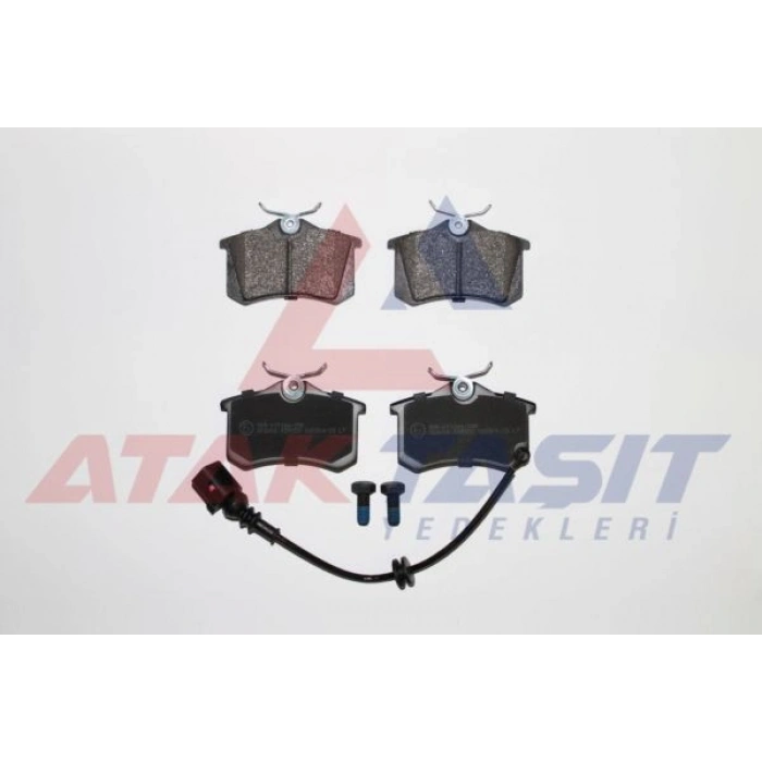 FREN BALATA ARKA FISLI VW POLO (9N_) 1.6i 16v 2001-2012/ 1.4 TDI 2001-2012/ 1.4i 16v 2001-2012/ 1.9 TDI 2001-2012/ A3 (8P1) 1.6 2003-2012/ 1.8 T 2003-2012/ A1 (8X1) 1.4 TFSI 2010-