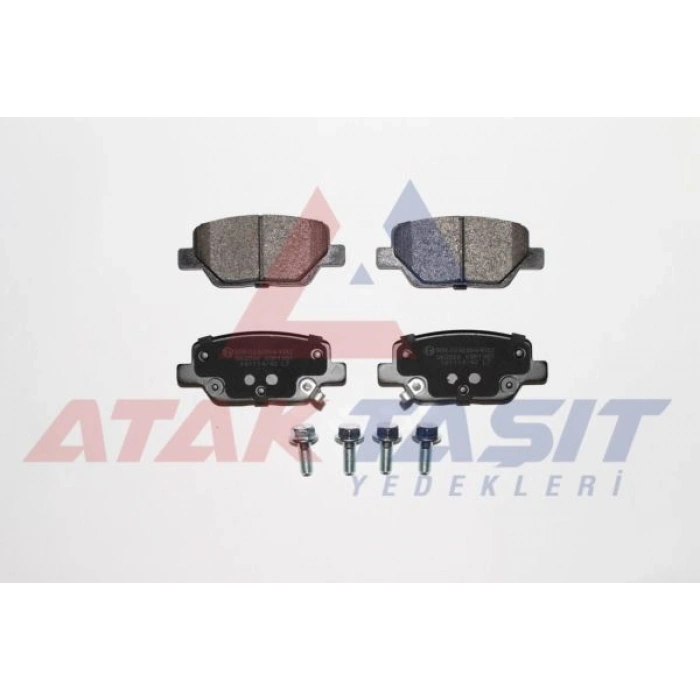 FREN BALATA ARKA IKAZLI FIAT EGEA 1.3 MJT 2015- / EGEA 1.6 MJT 2015- / EGEA 1.4 16v 2015-/ EGEA 1.6 16v 2015-/ EGEA HB 1.6 D 2020-/ EGEA CROSS 1.6 2020-