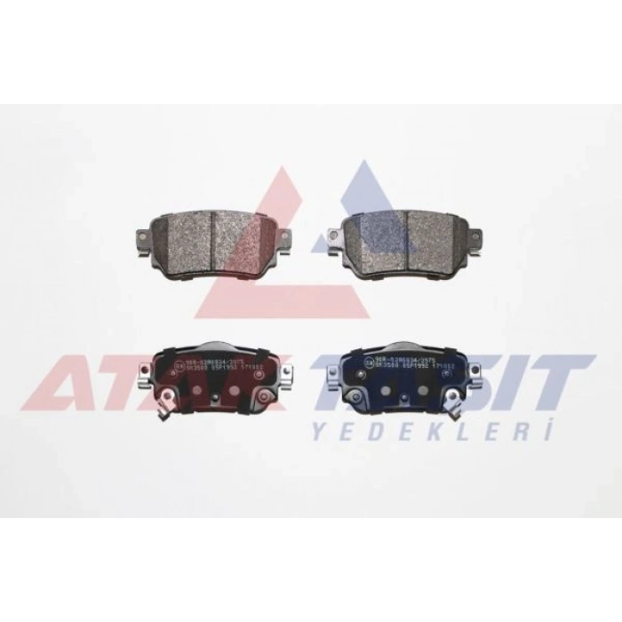 FREN BALATA ARKA IKAZLI NISSAN QASHQAI 1.5 DCI 2014- / QASHQAI 1.2 2014- / QASHQAI 1.6 DCI 2014-/ X-TRAIL 1.6 DCI 2014-/ RENAULT KADJAR 1.5 DCI 2015-/ KADJAR 1.2 2015-/ KADJAR 1.6 DCI 2015-