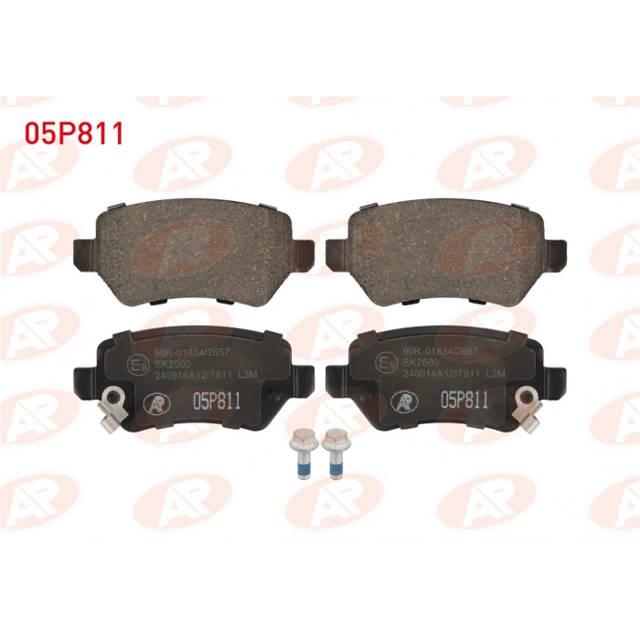 FREN BALATA ARKA IKAZLI OPEL ASTRA H 1.3 CDTI 2004-2010/ ASTRA H 1.6i 2004-2010/ ASTRA G 1.6 16v 1998-2005/ ZAFIRA B 1.9 CDTI 2005-2011/ KIA CEED 1.6 CRDI 2012-/HYUNDAI IX20 1.4 CRDI 2010-
