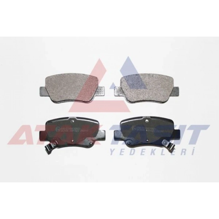 FREN BALATA ARKA IKAZLI TOYOTA AVENSIS (T27) 1.6i 2009- / AVENSIS (T27) 1.8i 2009- / AVENSIS (T27) 2.0 D 2009- / AVENSIS (T27) 2.0 D-4D 2009-