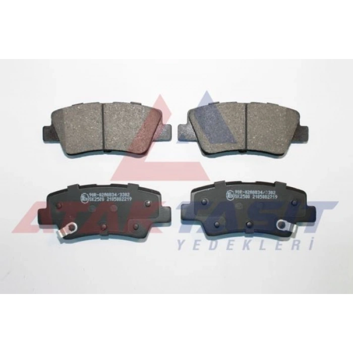 FREN BALATA ARKA TEL DELIKLI HYUNDAI ACCENT BLUE 1.4 - 1.6 CRDI 2012-/ ELANTRA 1.6 CRDI - 1.6 D-CVVT 2015-/ I30 1.6 CRDI 2016-/ KIA RIO III 1.4 CRDI 2011-2014 / SSANGYONG TIVOLI 1.6, 1.6 XDI 2015-