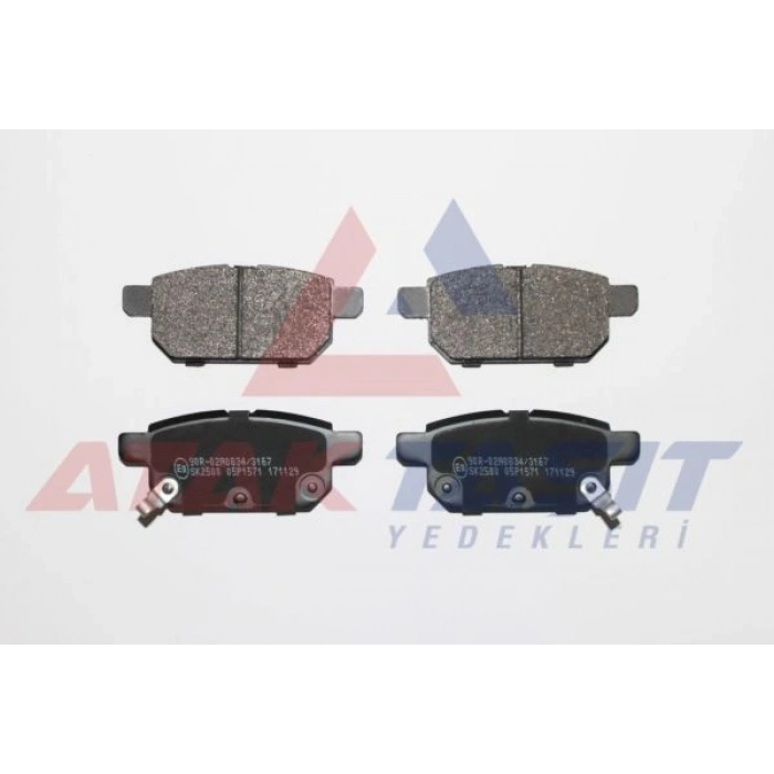FREN BALATA IKAZLI ARKA SUZUKI VITARA (LY) 1.4i - 1.6i 2015- / SWIFT IV 1.2 - 1.3 DDIS 2010- / SX4 S-Cross 1.6 DDIS 2013-