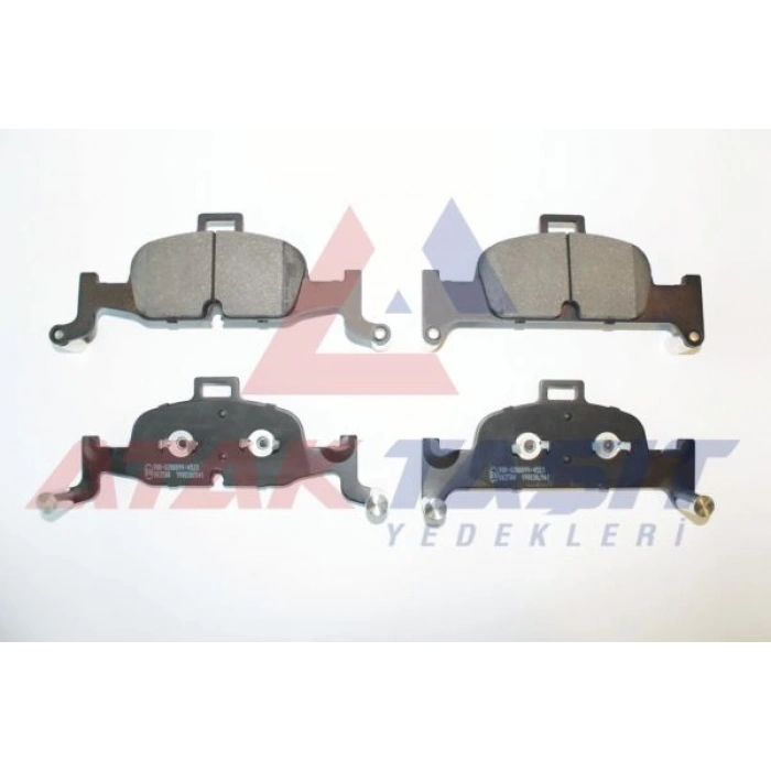 FREN BALATA IKAZLI ON (YENGEC TIP) AUDI A4 1.4 TFSI 2015-/ 2.0 TDI 2015-/ QUATTRO 2.0 TDI 2015-/A5 1.4 TFSI 2017-/ 2.0 TDI 2017-/ AUDI Q5 2.0 TDI 2016-/ A4 ALLROAD QUATTRO 3.0 TDI 2016-